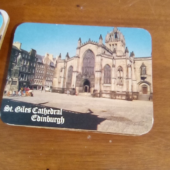 Vintage Scotland Souvenir Coaster Set - Picture 8 of 12